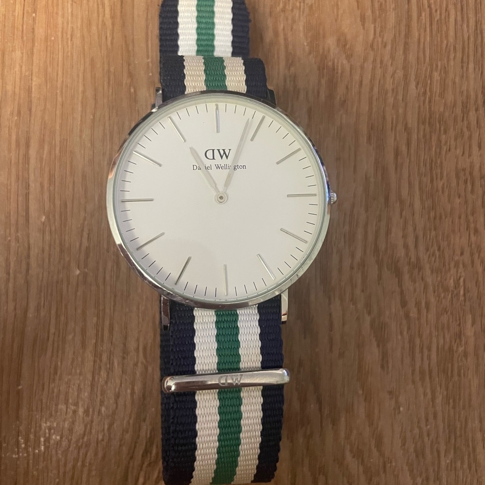 Daniel Wellington Watch with Striped Strap
